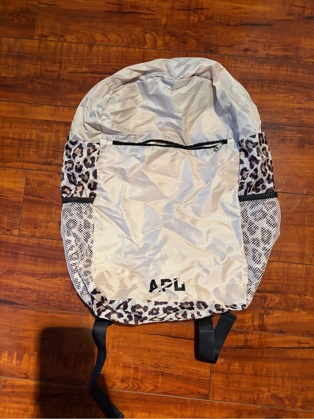 APL Packable Backpack with Leopard Accents